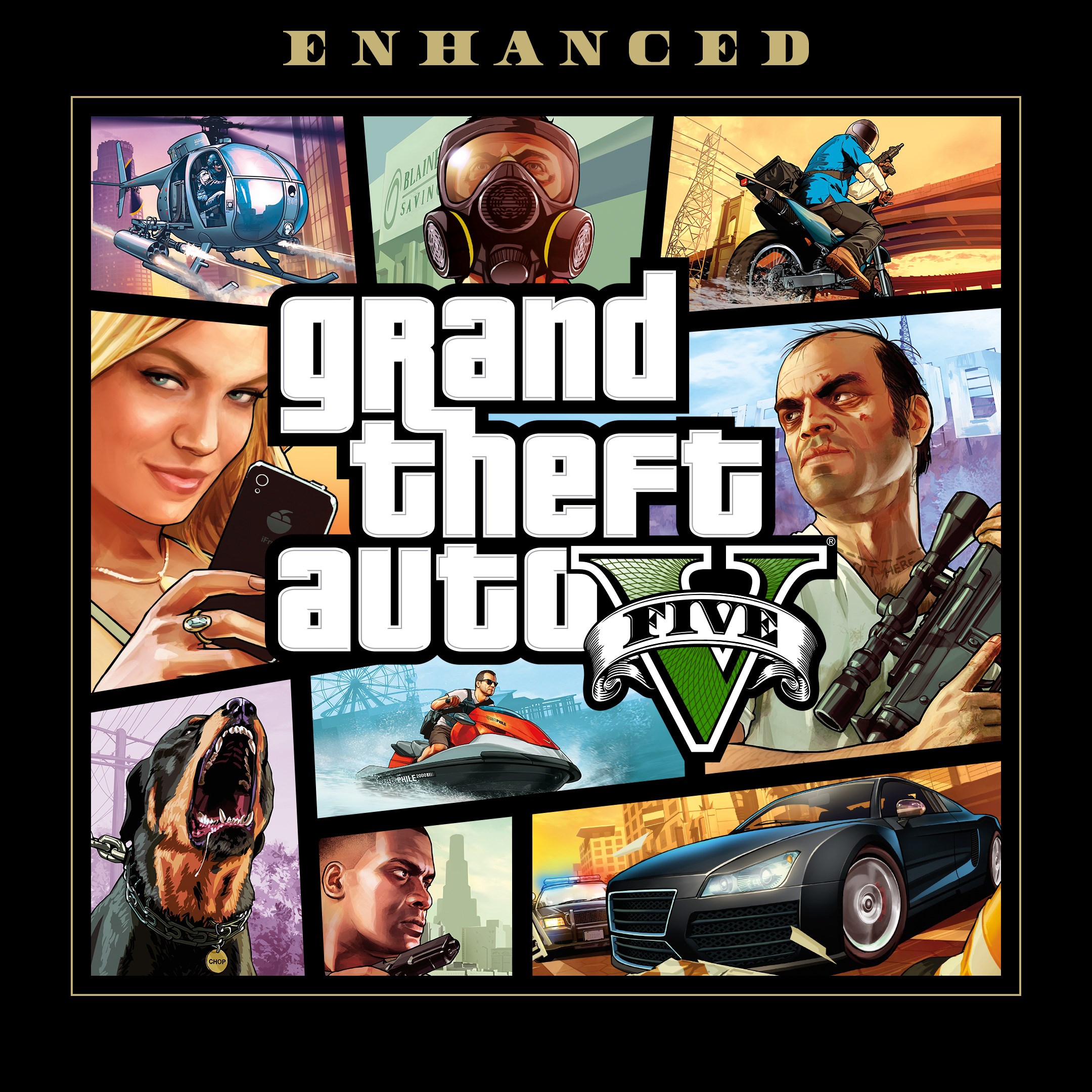 Grand Theft Auto V Enhanced (PC) box art