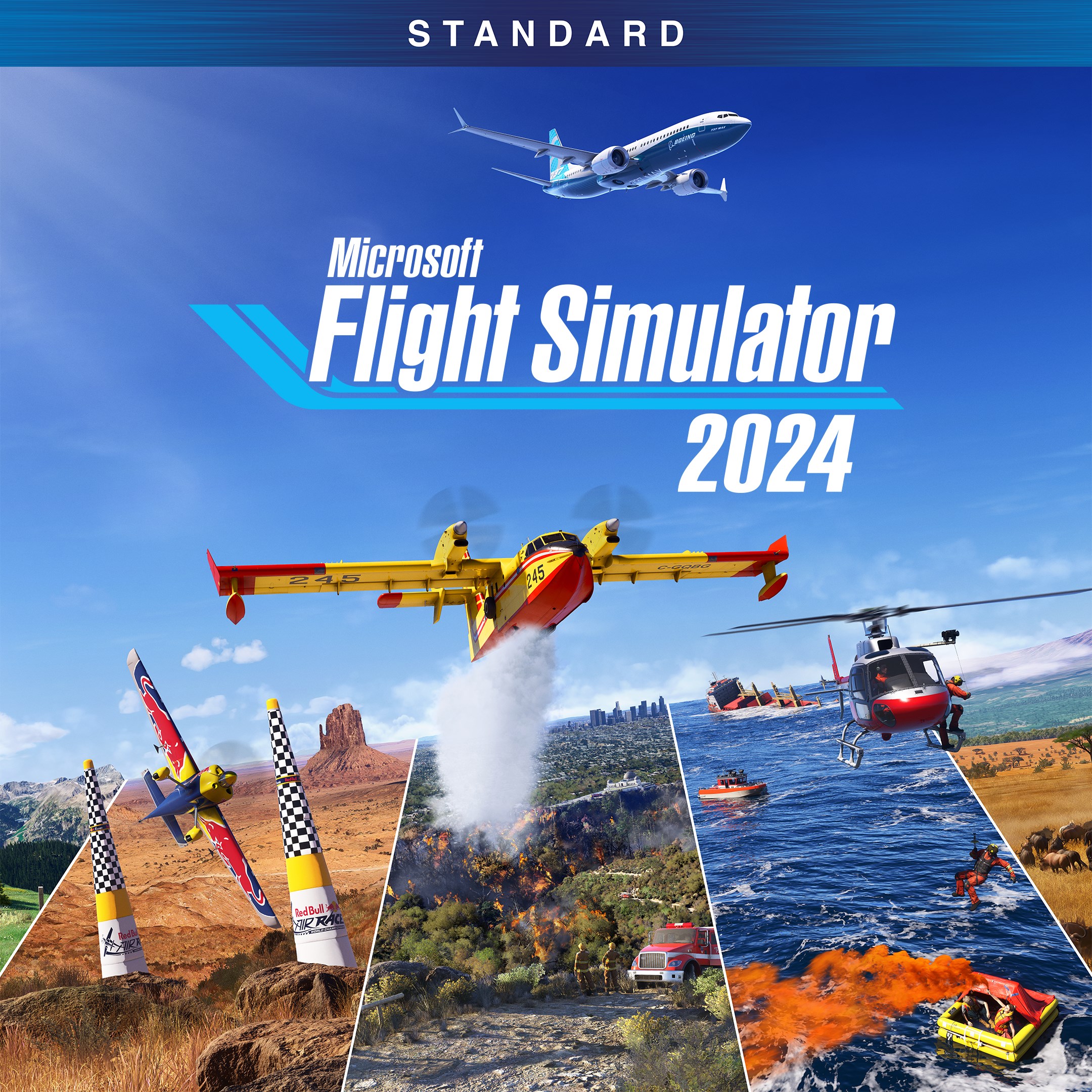 Microsoft Flight Simulator 2024 - Standard Edition box art