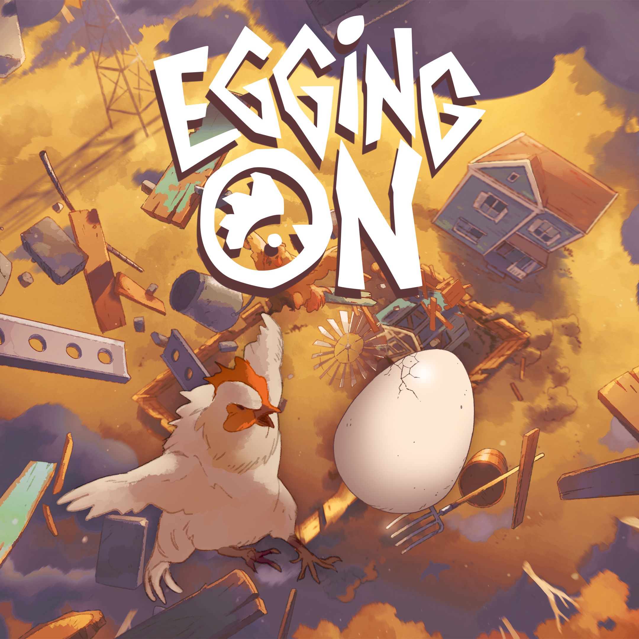 Egging On box art